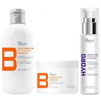 Shampoo Hidratante Post Botox + Mascarilla + Hydro Baor B Volcanic Mud